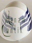 Royal Copenhagen Art Nouveau Hængevase med krone og 3 bølger