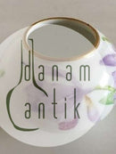 Royal Copenhagen Art Nouveau Vase in overglaze with flower motifs