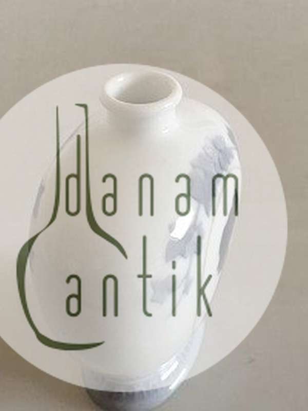 Royal Copenhagen Art Nouveau Vase. Rahbek Rammefabrik