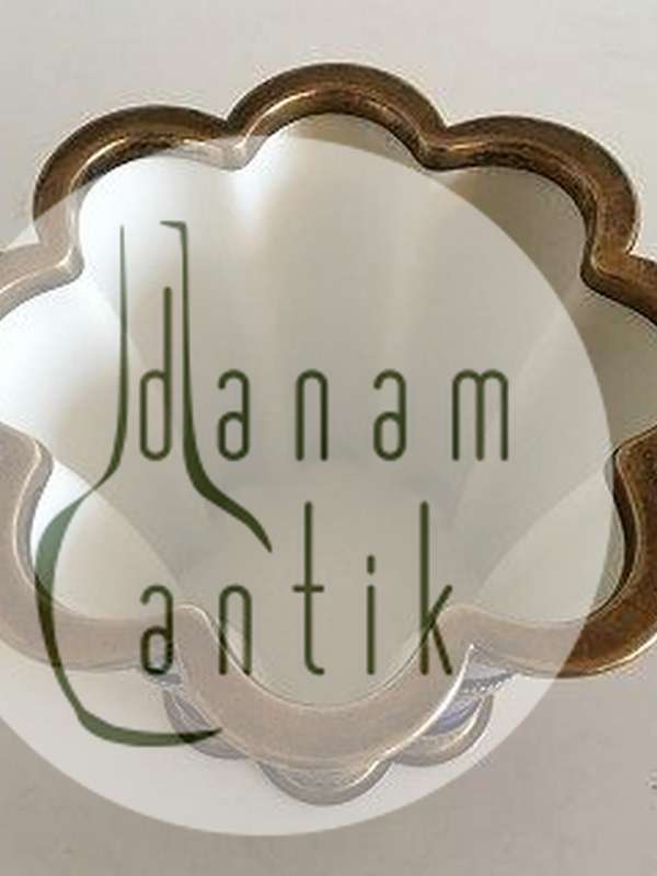 Royal Copenhagen Margrethe Bæger med Sølvmontering af Anton Michelsen