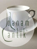 Royal Copenhagen Art Nouveau Mokka Kop og Underkop Unika signeret af Oluf Jensen