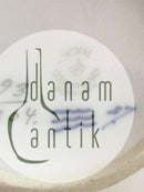 Royal Copenhagen Vase No 693/2304 with a motif of two white roses and a bee