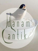 Royal Copenhagen Art Nouveau Lidded dish with bird No 64/1464