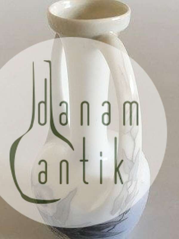 Royal Copenhagen Art Nouveau Vase 2 hankevase No 951/60A