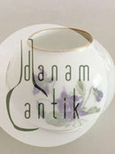 Royal Copenhagen Vase med Lilla Blomstermotiv