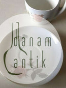 Royal Copenhagen Art Nouveau Lille Højhankskop med Underkop No. 689/4