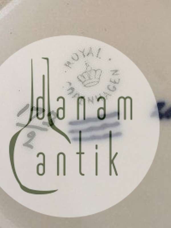 Royal Copenhagen Lågskål No 173/2 med Blomstermotiv