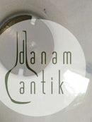 Royal Copenhagen Full Saksisk blomst opsats med figur 41cm