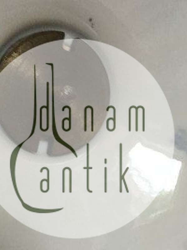 Royal Copenhagen Full Saksisk blomst opsats med figur 41cm