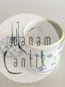 Royal Copenhagen Musselmalet Riflet Te Krukke med Låg No 2101