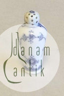 Royal Copenhagen Musselmalet Riflet Kurvert Salt/Peberbøsse No 439