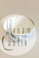 Royal Copenhagen Blaue kannelierte Zuckerdose ohne Deckel Nr. 239