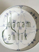 Kgl. Porcelæn Musselmalet Riflet Dyb Tallerken No. 167