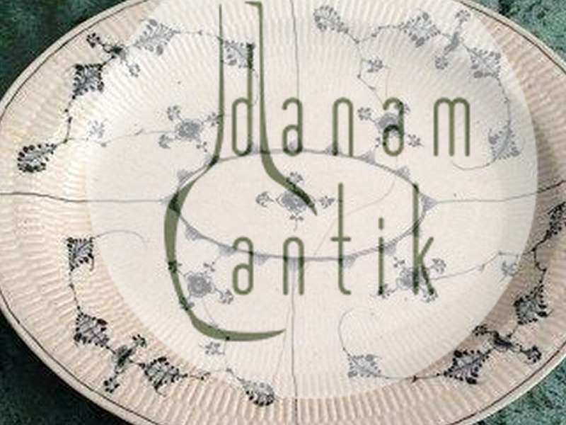 Royal Copenhagen Antik Musselmalet ovalt Fad