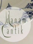 Royal Copenhagen Antik Musselmalet Helblonde Tallerken