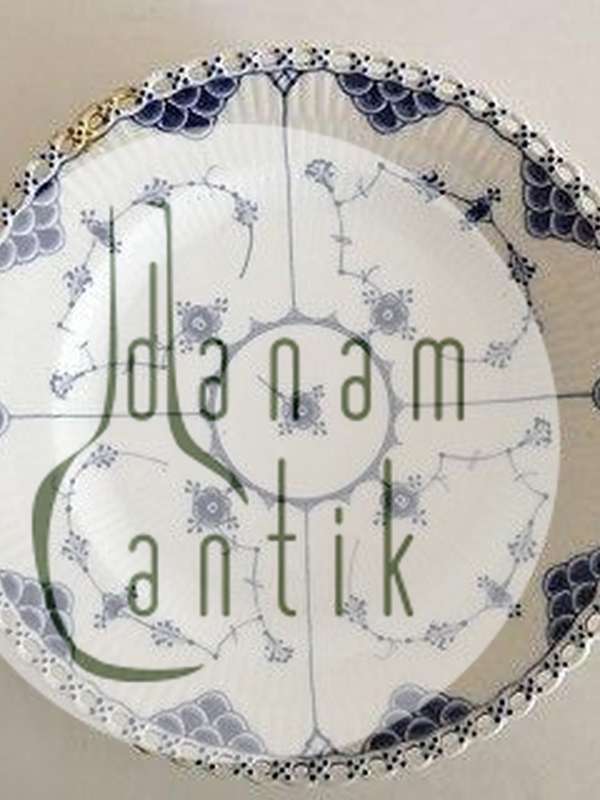 Royal Copenhagen Antik Musselmalet Helblonde Tallerken