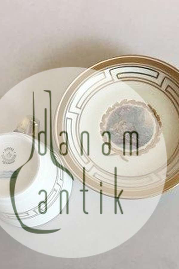 Royal Copenhagen Mythological Decoration with Cupid Coffee Cup