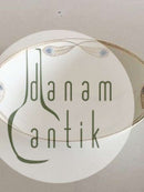 Royal Copenhagen No 118 Round Bowl w. Golden Peacock Feather Ornament