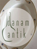 Royal Copenhagen Stel No 118 Ovalt Serveringsfad Påfugl m. Guldkant