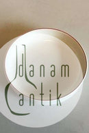 Royal Copenhagen Rødtop/Rødkant Skål No 3087