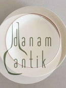 Royal Copenhagen Rødtop / Rødkant Dyb Tallerken No 3073