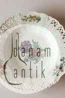 Royal Copenhagen Saxon Flower Deep Plate Premium model with pierced border