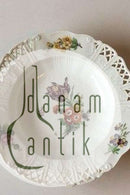 Royal Copenhagen Saxon Flower Deep Plate Premium model with pierced border