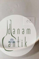 Royal Copenhagen Saksisk Blomst Middags-/Frugttallerken i luksusmodel med gennembrudt kant.