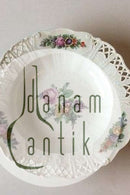 Royal Copenhagen Saxon Flower Deep Plate Premium model with pierced border