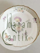 Royal Copenhagen Fuld Saksisk Blomst Tallerken No 1674