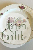 Royal Copenhagen Fuld Saksisk Blomst Stort rundt fad