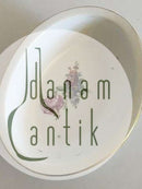 Royal Copenhag glat Saksisk Blomst Oval Skål No 9200