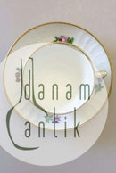 Royal Copenhagen Light Saxon Flower Mocca Cup and Saucer No 1549