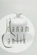 Royal Copenhagen Salto hvidt stel Sennepskrukke