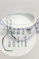 Royal Copenhagen Musselmalet Halvblonde Sukkerskål No 605. Denne er uden låg.