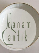 Royal Copenhagen White Juliane Marie with Gold Bowl No 12050