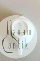 Royal Copenhagen Weißes Magnolien-Sahnekännchen Nr. 394