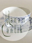 Royal Copenhagen Musselmalet Halvblonde Bouillon Kop med Underkop No 764