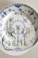 Royal Copenhagen Musselmalet Halvblonde Tallerken No 574