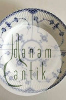 ロイヤルコペンハーゲン ブルーフルーテッドハーフロンドプレート No 571