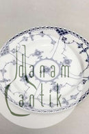 Royal Copenhagen Musselmalet Halvblonde Dyb tallerken Nr. 570