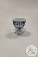 Königlich Kopenhagen Porzellan Blauer geriffelter Halblonde Eierbecher Nr. 542/696