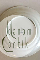 皇家哥本哈根白玉兰带无釉浮雕蛋糕盘No 615