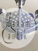 Royal Copenhagen Antik Musselmalet Helblonde Væglampet No 1111