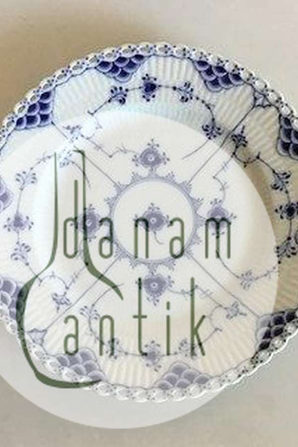 Royal Copenhagen Musselmalet Helblonde Frokosttallerken No. 1086