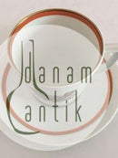 ロイヤルコペンハーゲン ゴールデンホーン＆オレンジリム コーヒーカップ＆ソーサー No 883/9481