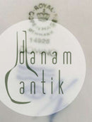 Royal Copenhagen Domino Dyb Tallerken No. 14925