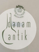 Royal Copenhagen Hvid Domino Middags Tallerken No 14924