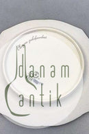 Royal Copenhagen Blå Fisketallerken med Guld No 1212/3002.