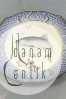 Royal Copenhagen Blå Fisketallerken med Guld No 1212/3002